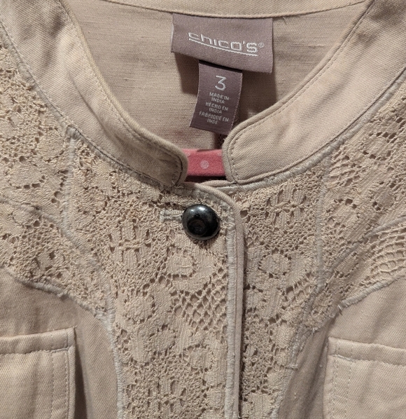 Chico's Jacket Size 3 - Picture 4 of 12